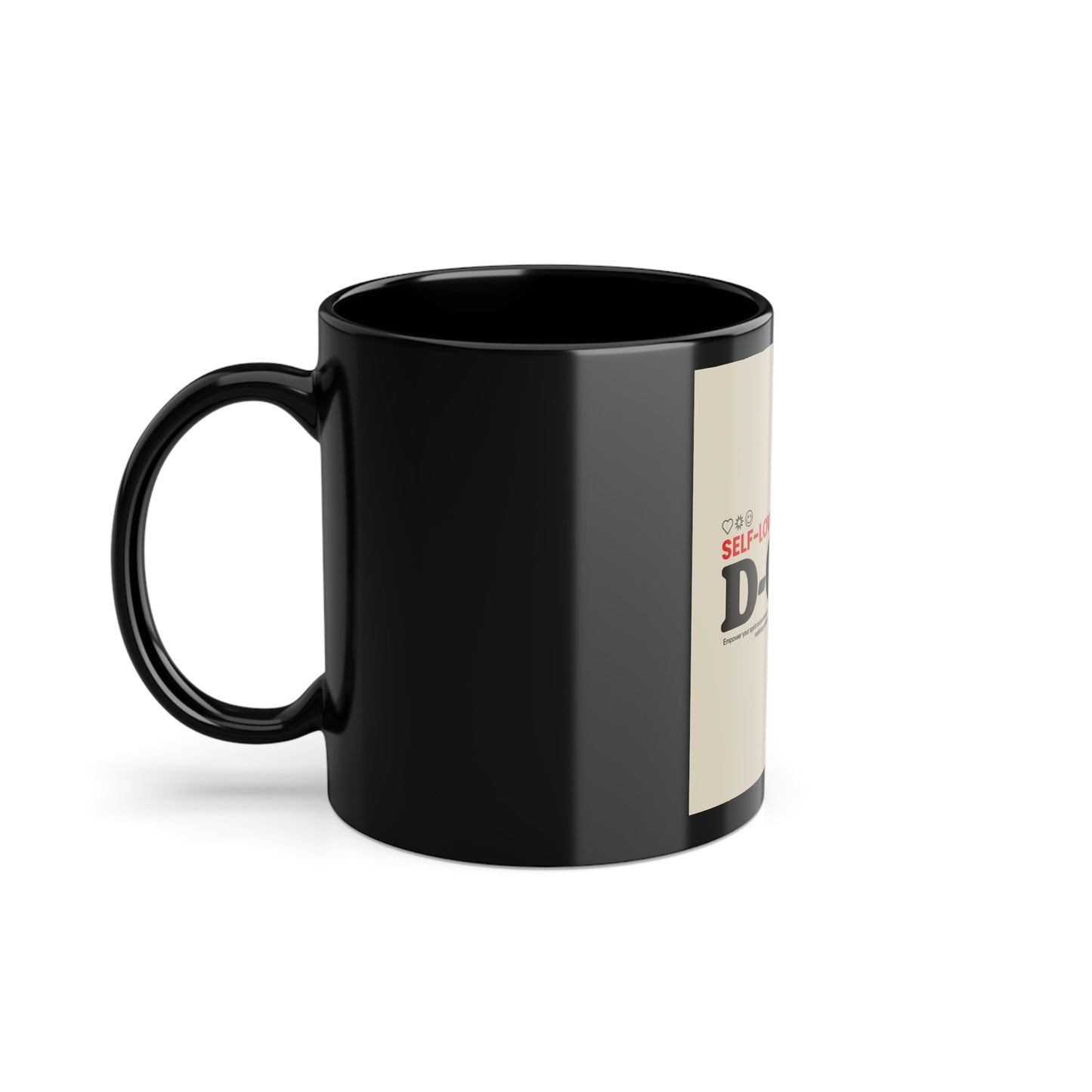 Black Coffee Cup, 11oz